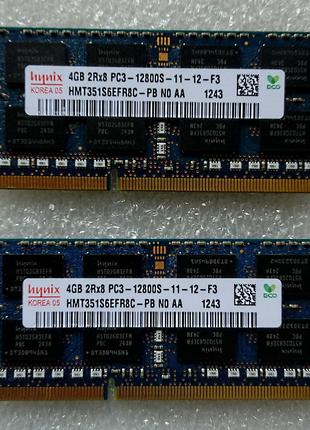 8 (4+4) Гб DDR3-1600 SO-DIMM Hynix (для ноутбука)