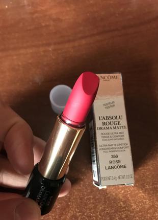 Lancome l'absolu rouge drama matte насыщенная матовая помада д...