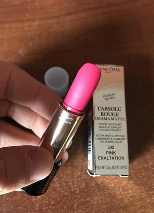 Lancome l'absolu rouge drama matte насыщенная матовая помада д...