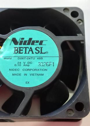 Вентилятор (кулер) Nidec BETASL D06T-24TU 48B 24 V DC 0.10Amp ...