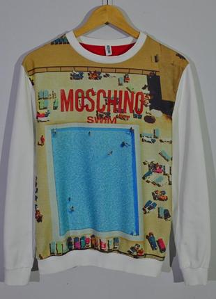 Кофта свитшот moschino swim sweatshirt