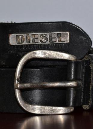 Ремень кожаный diesel leather belt