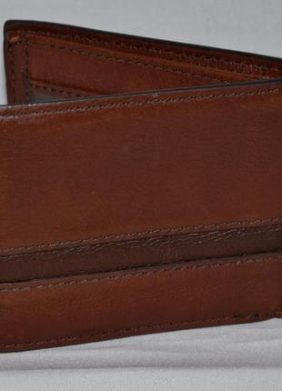 Кошелек кожаный fossil leather wallet