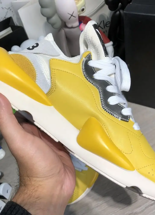 Adidas y-3 kaiwa sneakers yellow/white