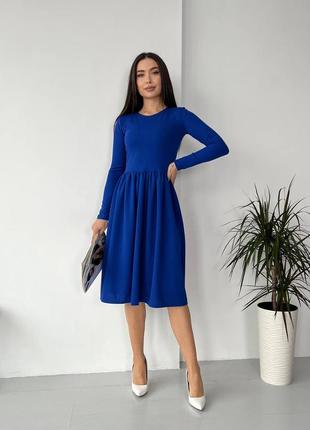 Літня сукня "синє" розмір: 40-42 44-46 48-50 сине (№20)