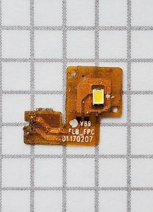 Шлейф вспышки Nomi i5050 EVO Z для телефона оригинал с разборки