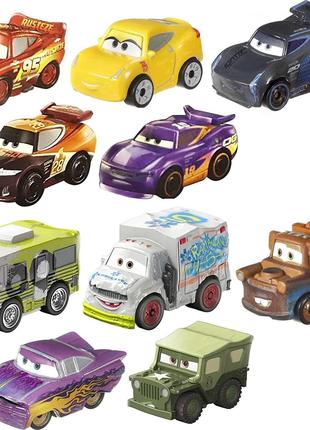 Набор мини автомобилей Тачки Mattel Disney Pixar Cars Mini Rac...