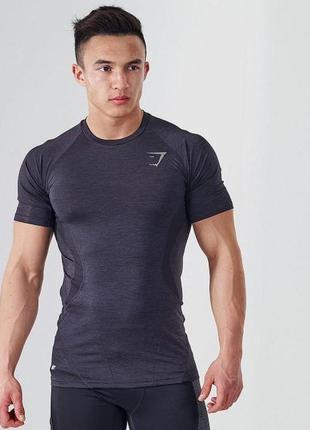 Мужская спортивная футболка gymshark apex t-shirt, s и м