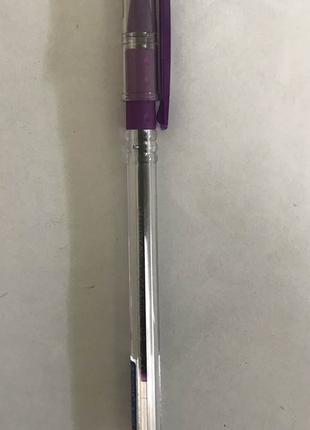 Ручка шариковая масляная, 0.5мм, фиолетовая