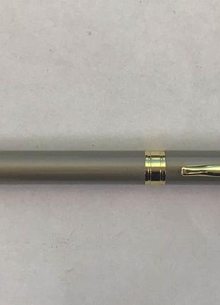 Ручка подарочная шариковая, 0.7мм, синяя, металлический корпус