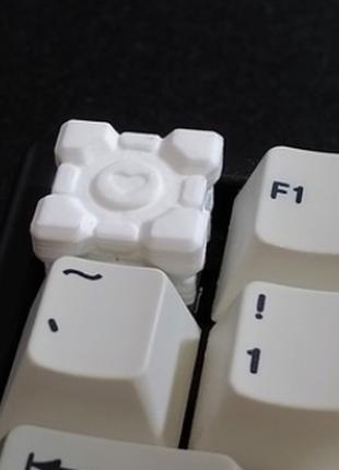 Companion Cube Cherry-MX keycap, кнопка для клавиатуры