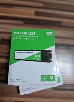 SSD WD Green 128GB M.2 новые