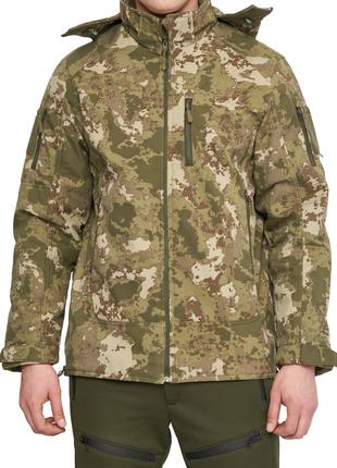Чоловіча тактична куртка з 6 карманами Combat Мультикам Soft S...