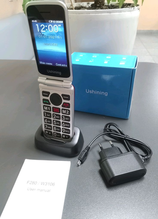 Телефон - раскладушка для пожилых людей Ushining F280 / W3106