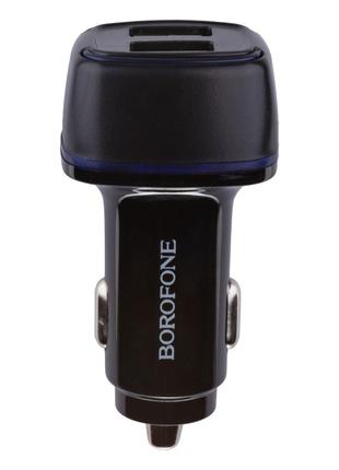 Авто зарядное устройство Borofone BZ14 2 USB Черный