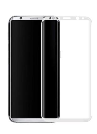 Защитное стекло Glass для Samsung Galaxy S8 Plus/G955 Silver (...