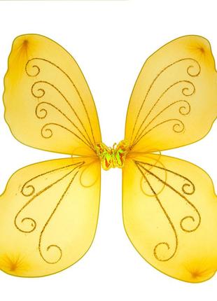 Крылья бабочки средние (желтые) 40х40см