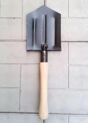 Разборная сапёрная лопата с деревянной ручкой, лопата для авто