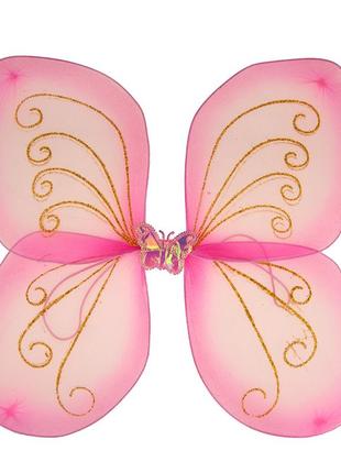 Крылья бабочки средние (розовые) 40х40см