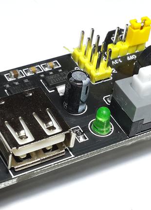 Блок модуль живлення для макетних плат MB102 для Ардуіно Arduino