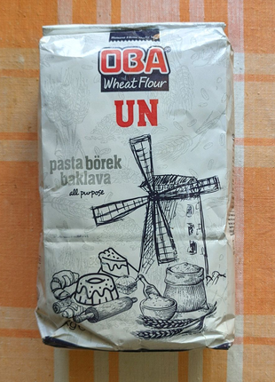 Мука пшеничная высшего сорта упаковка 1 кг OBA WheatFlour