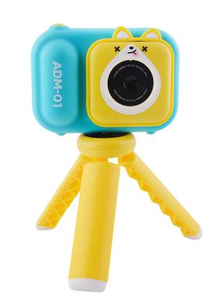 Дитячий фотоапарат S11 зі штативом green