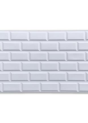 Декоративная ПВХ панель белый клинкерный кирпич Sticker Wall S...