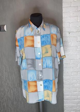 Винтажная блуза блузка canda от c&amp;a, xl