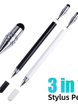 Универсальный Емкостный Стилус - Ручка 3 в 1 Touch Pen для тел...