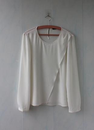 Шелковая блуза luisa cerano, шелк, люкс бренд