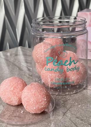 Сахарный скраб для тела images peach candy body sugar с экстра...