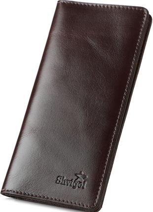 Добротный кожаный кошелек из натуральной кожи 16153 GG