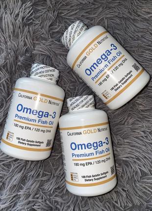 Омега omega-3 акційна вартість❤️ california gold omega-3