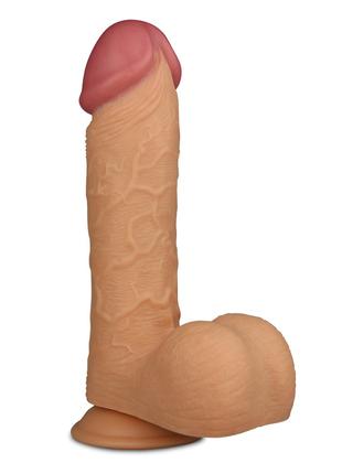 Реалістичний фалоімітатор з мошонкою 9 KING-SIZED DILDO