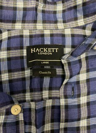 Hackett london, рубашка, рубашка размер l