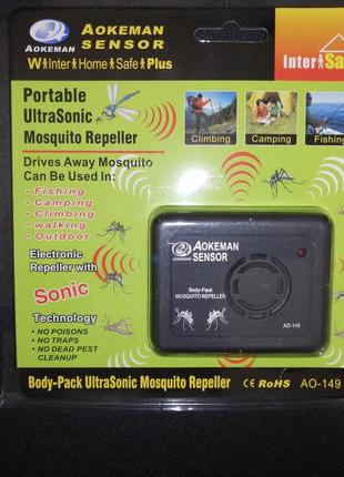 Ультразвуковой отпугиватель комаров на батарейках