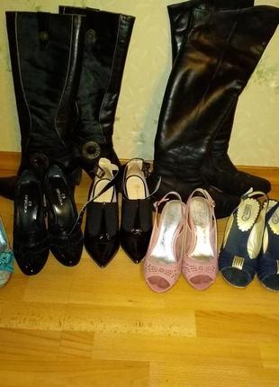 Пакет обуви босоножки, туфли, сапоги на размер 35-36