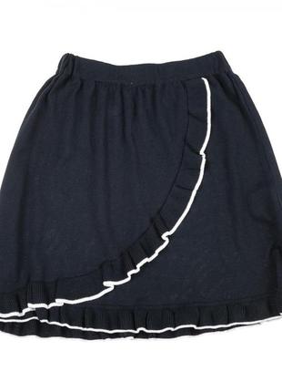 Школьная форма, вязаная трикотажная юбка tago