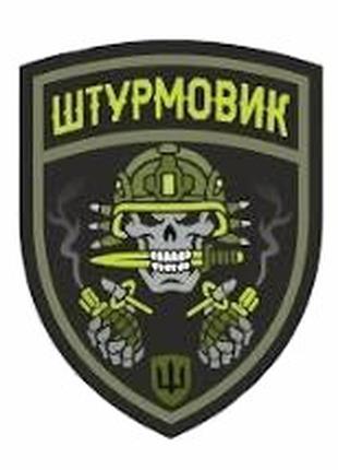 Шеврон "Штурмовик" Шевроны на заказ Военные шевроны на заказ н...