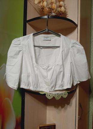 Кроп топ баварская блуза бохо винтаж октоберфест