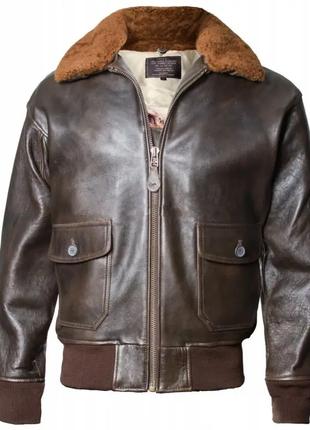 Кожаная куртка Offical Top Gun Military G-1 Jacket (Brown)
