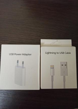 USB cable iPhone зарядний пристрій