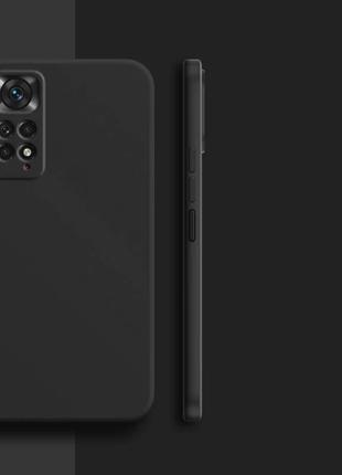 Xiaomi Redmi Note 12 Pro 4G силиконовый чехол микрофибра Black