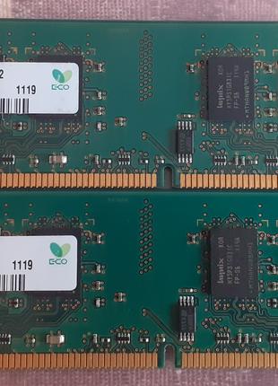 Оперативна пам"ять Hynix для ПК 2 по 2 Gb DDR2 INTEL/AMD Тест ОК