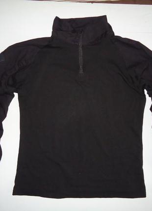 Рубашка тактическая ubacs combat shirt black убакс черный (xl-...