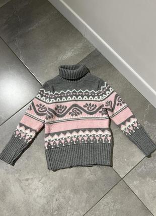 Детский свитер на 6-7 лет (128р)