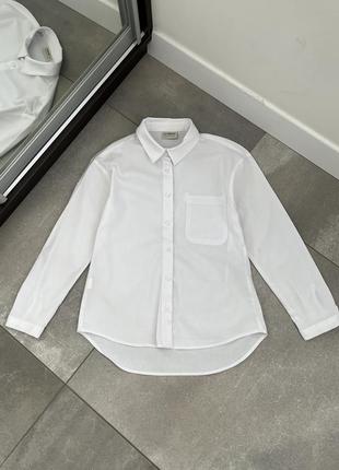 Белая рубашка блузка на девочку 9-10 лет lc waikiki