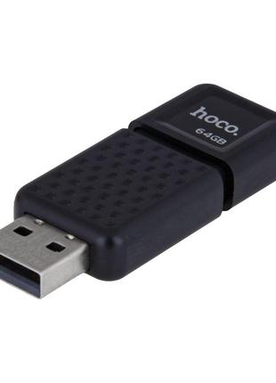 USB Flash Drive Hoco UD6 USB 2.0 64GB Колір Чорний від магазин...