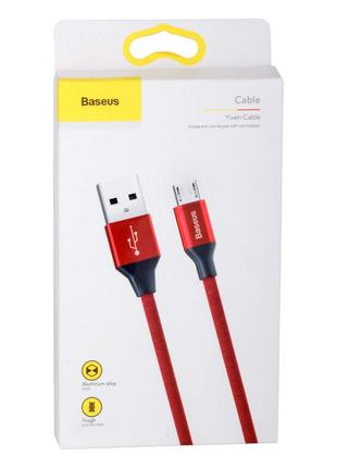 Кабель USB Baseus USB to Micro 2A 1.5M CAMYW-B Цвет Красный, 09