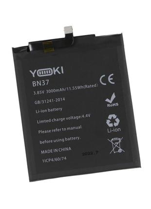 Аккумулятор для Xiaomi Redmi 6 / 6A / BN37 Качество Yoki